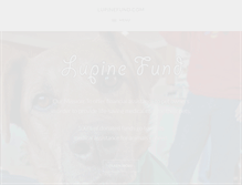 Tablet Screenshot of lupinefund.com